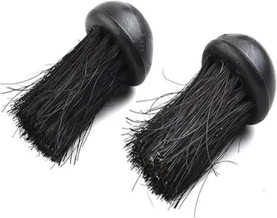 Produktbild von Kaminborstel-Set, 2-teilig, runde und Palm-Borsten, Reinigung