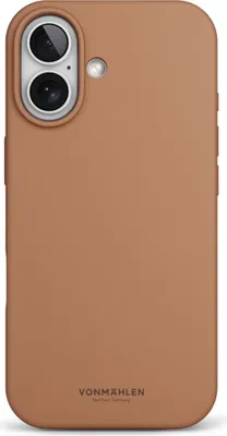 Zdjęcie produktu dla Vonmählen Soft Silicone Case, Pokrowiec, Apple, iPhone 17, 16 cm (6.3"), Jasny brąz