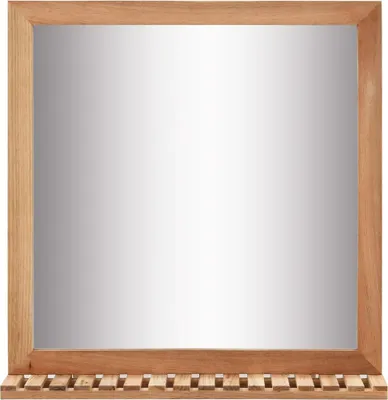 Obrázek produktu pro vidaXL Koupelnové zrcadlo 60×12×62 cm Ořechový masiv