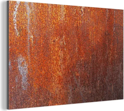 Obrázok produktu pre Nástenná dekorácia Kovový kovový obraz Wall Art 150x100cm Vintage - hrdza - kov Muchowow Hliníkové obrazy