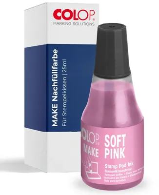 Obrázek produktu pro COLOP 168359 COLOP razítkovací inkoust MAKE, 25 ml, jemně růžový