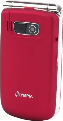 Image de Olympia Style Plus Téléphone à grosses touches, couleur : rouge