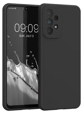 Produktbild von kwmobile Handyhülle für Samsung Galaxy A33 5G Hülle - Case Silikon - Kabelloses Laden - Schutzhülle Cover in Schwarz
