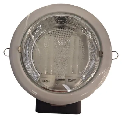 Produktbild von Starlicht Einbauspot Downlight rund Ø255 mm – 2×E27, neutralweiß 4000K Einbaustrahler 2 × E27 Betriebsspannung: 230 V Leistung je Leuchtmittel: 15 W E