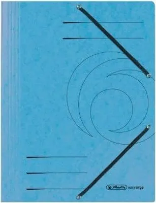 Produktbild von Herlitz, Sammelmappe mit Gummizug, hellblau, DIN A4