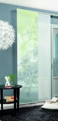 Produktbild von Home Wohnideen Schiebevorhang Dekostoff DigitaldruckToupillon 1 teilig 245 x 60 cm Grün