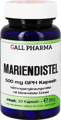 Produktbild von GALL PHARMA Mariendistel 500 mg GPH Kapseln, 60 St. Kapseln