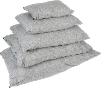 Produktbild von Duvo+ Hundekissen Textura Eco rechteckig grau, Größe: L
