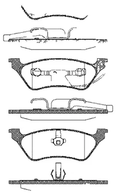 Produktbild von Bremsbelagsatz Scheiben 16,9 mm TRISCAN für u.a. CHRYSLER VOYAGER