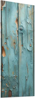 Produktbild von Glasbild 50x125cm in XXL für Wohnzimmer, Schlafzimmer Motiv Abblätternde Holzplanken