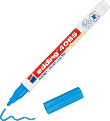 Produktbild von Edding - Chalkstift Edding 4085 um 1-2 mm hellblau | 10 Stück