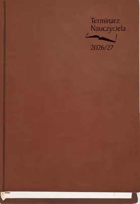 Zdjęcie produktu dla Terminarz Nauczyciela 2026/2027 brązowy format A5
