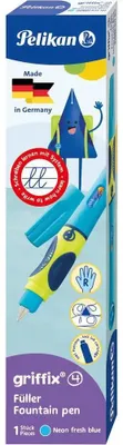 Zdjęcie produktu dla Pelikan 809160, Niebieski, System napełniania nabojem, Niebieski, Praworęczny, Pudełko, 1 szt.