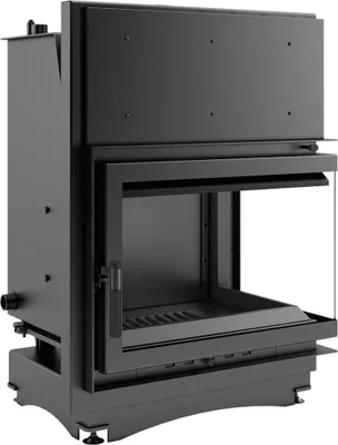 Produktbild von Wasserführender Kamin ZUZIA Rechts 12kW Ø200 Ecodesign Corner KIT