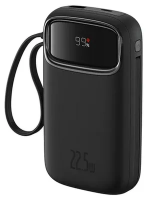 Produktbild von Baseus Qpow2, 20000 mAh, Lithium Polymer (LiPo), Power Delivery, Quick Charge, 22,5 W, Schwarz