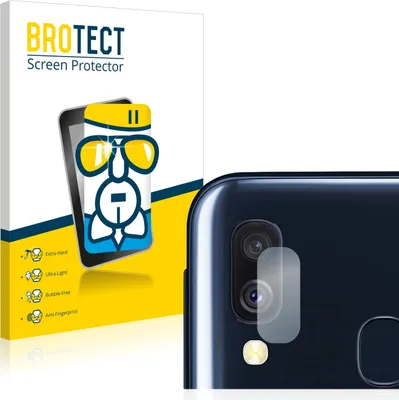 Produktbild von BROTECT Schutzglas für Samsung Galaxy A40 (NUR Kameraschutz) Schutzfolie Panzer Folie Glas Display Schutz klar