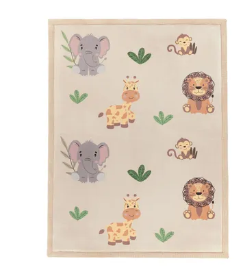 Produktbild von TT Home Waschbar Teppich Krabbelmatte Babyzimmer Baby Spielmatte Kinder Rutschfest Flauschig Modernes Design Deko Größe 140x200 cm