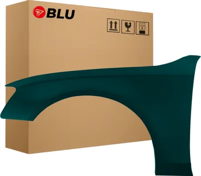 Image de BLU Aile Compatible avec Audi A4 B8 S4 LZ6E Gauche Grün TiefGrün CambridgeGrün | 2007-2011 | Avant | Peint| Prêt à Monter | Acier