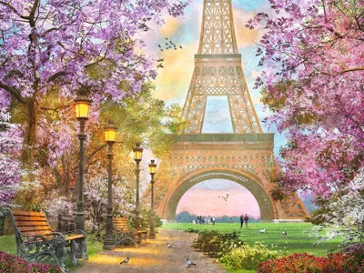 Immagine prodotto di 1500 Piece Puzzle Love in Paris. Adults & Children from 14 Years Old. Premium Quality Puzzle 80x60cm. 12000694. Ravensburger