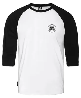 Productafbeelding van Horsefeathers Global Raglan T-shirt (wit/zwart)