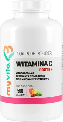 Produktbild von MyVita Vitamin C Forte with Rosehip Extract and Citrus Bioflavonoids 500g