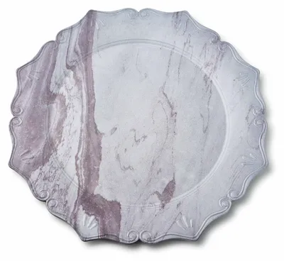 Image de ASSIETTE Ø 33 cm en plastique, assiette de table et soucoupe MONDEX BLANCHE