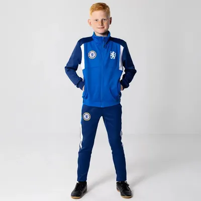 Zdjęcie produktu dla Dres treningowy Chelsea FC dla dzieci - Rozmiar 128 / 8 lat - Strój piłkarski dla dzieci - Komplet Chelsea