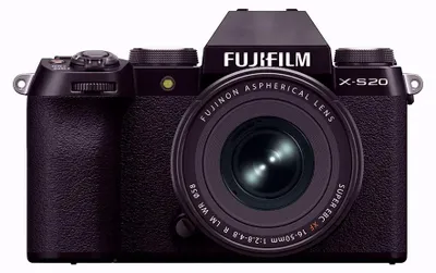 Produktbild von Fujifilm X -S20 KIT XF16-50mm - Black, 26,1 MP, 6240 x 4160 Pixel, X-Trans CMOS 4, 6.2K, Touchscreen, Schwarz
