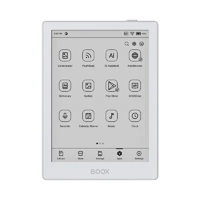 Image de Boox Go 6 - Lecteur électronique à encre de 6 pouces - Blanc - Android 11, Play Store