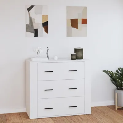 Produktbild von vidaXL Sideboard Weiß 80x33x70 cm Holzwerkstoff