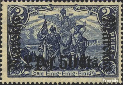 Produktbild von Briefmarken Dt. Post Marokko 1911 Mi 56I A mit Falz Aufdruckausgabe