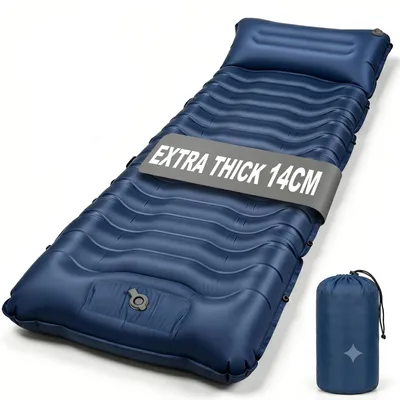 Produktbild von Selbstaufblasende Isomatte Campingmatte - 192 x 68 x 14 cm - Wasserdicht - Ultraleicht - Mit eingebauter Fußpumpe