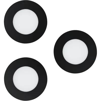 Image de Luminaire encastré Fueva-Z Ø85mm noir