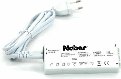 Produktbild von NABER LED Konverter 18, weiß