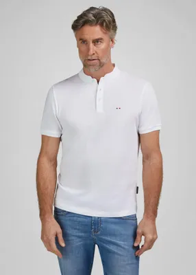 Produktbild von Daniel Hechter - Herren Piquee Poloshirt Stehkragen (74006-100922), Größe:L, Farbe:Weiß (010)