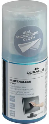 Image de DURABLE SCREENCLEAN SPRAY WITH CLOTH Reinigungsset 200ml