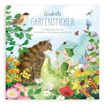 Produktbild von Aufkleberbuch, Giesbert der Regenrinnen-Wicht, Grätz Verlag, Haushalt,