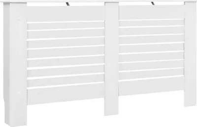 Obrázok produktu pre vidaXL Kryt radiátora biely 152 × 19 × 81,5 cm MDF