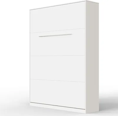 Produktbild von SMARTBett Schrankbett Standard Weiss 140 Vertikal