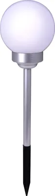 Produktbild von Näve Leuchten LED Außen Kugelerdspieß "BALL" Ø: 20 cm LED Außen Kugelerdspieß "BALL" Ø: 20 cm LED Außen Kugelerdspieß "BALL" Ø: 20 cm, Lampe für den Außenbereich im Modern-Style, aus Kunststoff in weiß, 56,5 cm hoch, Ø 20 cm, LED Platine – mit Schiebeschalter – Dämmerungssensor