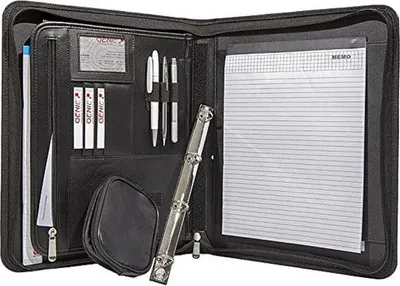 Produktbild von Famanu Schreibmappe - Business Padfolio mit Dokumentenorganizer