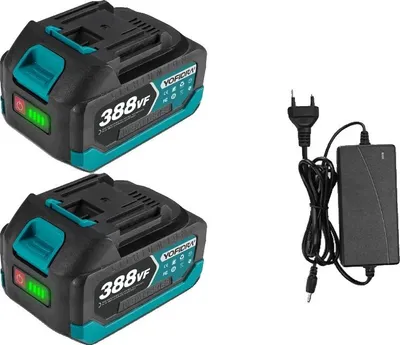 Produktbild von Lithium-Ionen-Batterie, wiederaufladbar, 18V-21V, 225000mAh Kapazität, 2x388VF-1xLadegerät-H