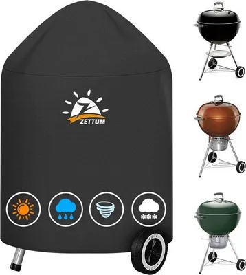 Image de Housse imperméable pour barbecue, 67 cm, très résistante, en tissu Oxford
