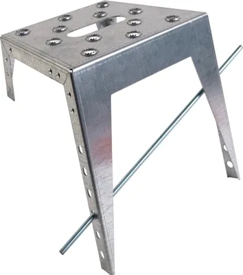 Produktbild von Hangstufe 20 x 20 cm, Stahl verz., Hangtreppe, Außentreppe, Böschungstritte, Gartengestaltung, Trittstufe, Treppenstufe außen, Gartenstufe, Deichstufe