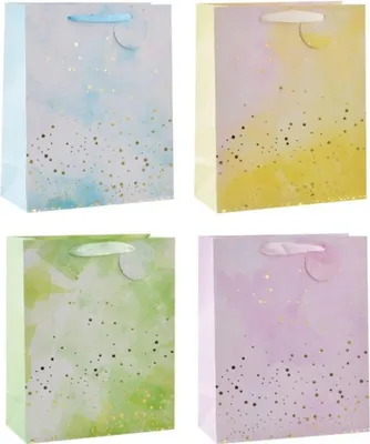 Produktbild von Geschenktüte. L, GOLDWARTUNG, 32x26x12cm, Papier