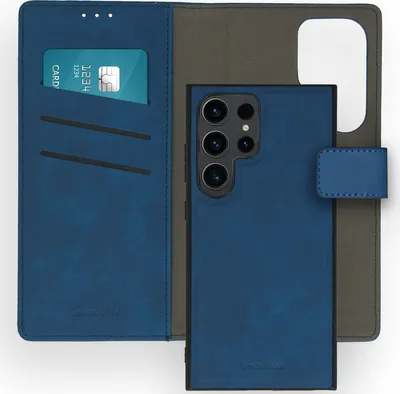 Produktbild von imoshion Entfernbare 2-1 Luxus Klapphülle Samsung Galaxy S24 Ultra - Blau