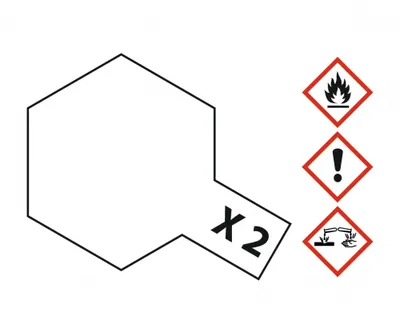 Produktbild von Tamiya Farbe X-2 Weiß glänzend 10ml