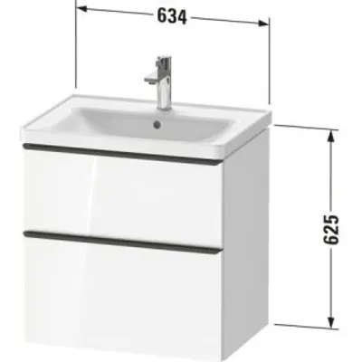 Produktbild von Duravit DE4354034550000 DN WTU WH 634x452x625 Az 1 Ei