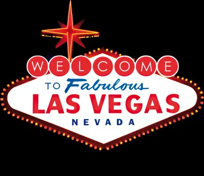 Obrázek produktu pro Umělecký obraz Las Vegas - Logo (80 x 120 cm)