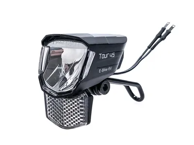 Produktbild von Büchel LED-Scheinwerfer Tour 45 mit Halter ca.45 Lux E-Bike-Version 6V